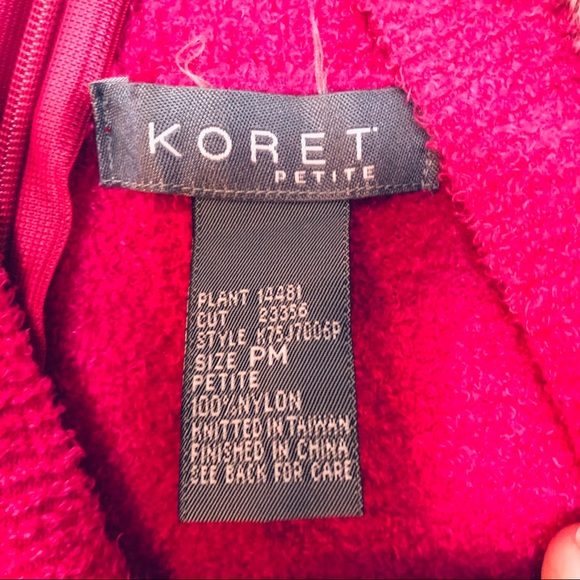 ❄️Koret Petite pink furry mock turtleneck sweater - Picture 2 of 6
